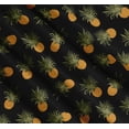 thumbnail image 3 of Soimoi Black Cotton Cambric Fabric Pine Fruits Print Sewing Fabric Yard 56 Inch Wide, 3 of 7