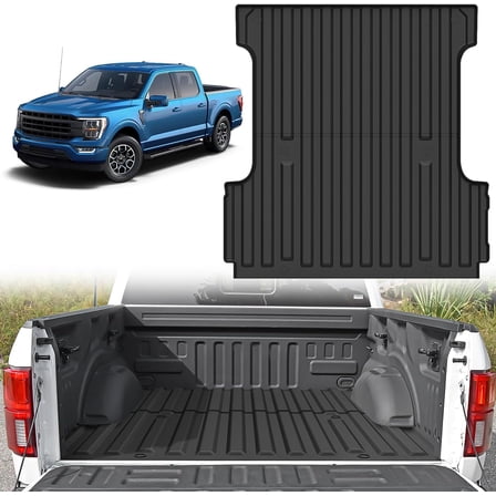 Nilight Truck Bed Mat for 15-25 Ford F150 5.5FT, TPE Anti-Slip & All Weather Protection, Fit for 2015-2025 F-150 Bed Liners for Truck