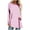 Pink, variant on Flowy Tops for Women 2024 Cotton Sweatshirt for Women Casual Crewneck Loose Tops Long Sleeve Sweatshirt
