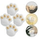 thumbnail image 3 of 4 protectores de esquinas de mesa con forma de pata de gato, a prueba de bebés, protectores de bordes Blanco, 3 of 9