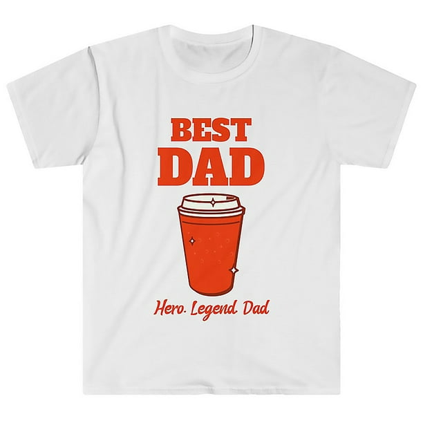 Fire Fit Designs Fathers Day Shirt Dads Coffee Shirt Funny Dad Shirt Fathers Day Gifts Papa Shirt White M