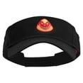 thumbnail image 5 of Candy Corn Monster Embroidered Cotton Twill Sun Visor - Black OSFM, 5 of 5