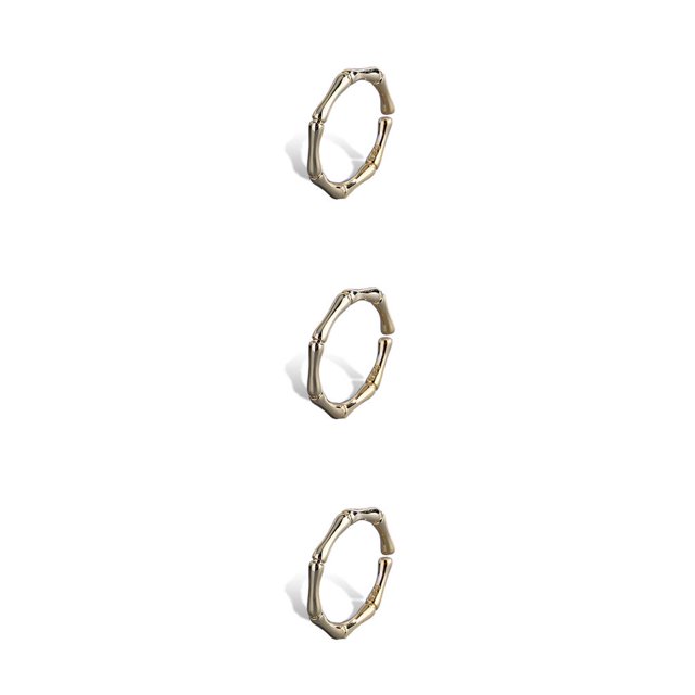 Anillo abierto Vintage para mujer sweethay Cobre Plata Oro