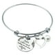 thumbnail image 1 of De Acero Inoxidable Caminar Dios Hacer Hermana Nunca Hermana Sola Camino PulserasA Seguro Que Estamos Bangle Pulseras, 1 of 4
