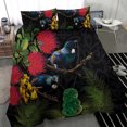 thumbnail image 3 of Juego de cama Tui de Nueva Zelanda Guardianes del Hei Tiki - Arte y plantas maoríes, 3 of 6