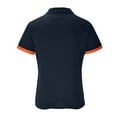 thumbnail image 4 of T-shirts for Men Plus Size under $5 Short-sleeved Summer Must-have Contrast Color Hem Shirt Breathable Casual Tops Navy L, 4 of 5