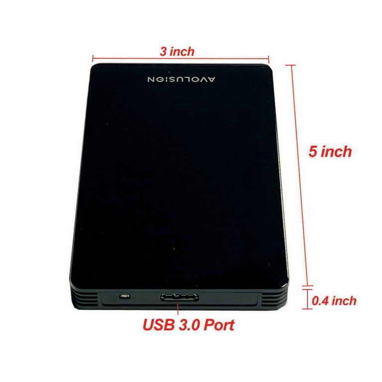  Avolusion HD250U3-Z1-PRO-WH 1TB USB 3.0 Portable