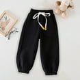 thumbnail image 7 of Zwiiyzr 2025 2-8 Years Old Unisex Toddler Jogger Pants Fleece Lined Kids Cotton Elastic Waist Winter Baby Sweatpants Black, 7 of 7