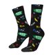 thumbnail image 1 of Fotbe Gamepads Calcetas Largas con Estampado para Hombre y Mujer – Calcetas de Compresión Transpirables y Elásticas, Viajar y Uso Diario Talla 5-11, 1 of 6