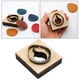 thumbnail image 5 of Herramienta de perforación de material cuero, de troquelado, forma de bricolaje, artesanal de material cuero, perforadora, artesanía de material cuero, de troq, 5 of 8