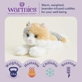thumbnail image 3 of warmies 13” Calico Cat Stuffed Animal, Microwavable Heated Plushies and Weighted Soft Plush Toys, 3 of 5