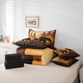 thumbnail image 6 of Homewish Wildlife Bear Twin Bedding Sets 7-Piece for Kids Teens,Jungle Animal Bedding Comforter Set Microfiber,Moutain Jungle Breathable Sheet Sets,Super Cozy Room Decor,Reversible, 6 of 8