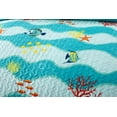 thumbnail image 5 of MarCielo 3 Piece Kids Bedspread Quilts Set Throw Blanket for Teens Boys Girls Bed Printed Bedding Coverlet, 277Fish Quilt (Full/queen), 5 of 6