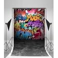 thumbnail image 3 of ABPHOTO Polyester 5x7ft Photography Backdrop Graffiti Wall Urban Street Abstract Art Painting Backdrops for Photo Shoots Lovers Party Adult Kids Baby Personal Portrait Photo Background Studio Props, 3 of 4