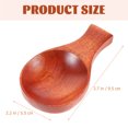 thumbnail image 2 of 4pcs Natural Wood Chopstick Rests Practical Spoon Fork Stand for Home Restaurant Party, 2 of 7
