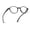 Black, variant on 2SeeLife Small Round Reading Glasses for Men & Women – Narrow-Medium Fit, Sturdy Frame, Spring Hinges, Premium Retro Readers, Brown Tortoise, +1.25