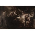 thumbnail image 2 of Heinrich Friedrich Füger 14x11 Gold Ornate Wood Frame and Double Matted Museum Art Print Titled - Der Tod Des German (1783-1784), 2 of 4