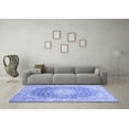 thumbnail image 3 of Ahgly Company Indoor Rectangle Medallion Blue Traditional Area Rugs, 3' x 5', 3 of 4
