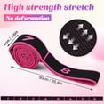 thumbnail image 2 of Fitness Resistance Bands for Stretching and Yoga | Numbered 8-Section Elastic Exercise Band with Clear Markings for Pilates, Flexibility & Full Body Workout, 2 of 8