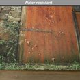 thumbnail image 6 of Ambesonne Rustic Place Mats Set of 4, Old French Wooden Door, Standard Size, Orange Green, 6 of 6