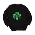 thumbnail image 4 of Baberdicy St.Patricks Day Sweatshirt for Women, Womens Autumn And Winter Casual Hooded Sweater Pullover Sweater Womens Sweatshirt Black, 4 of 5