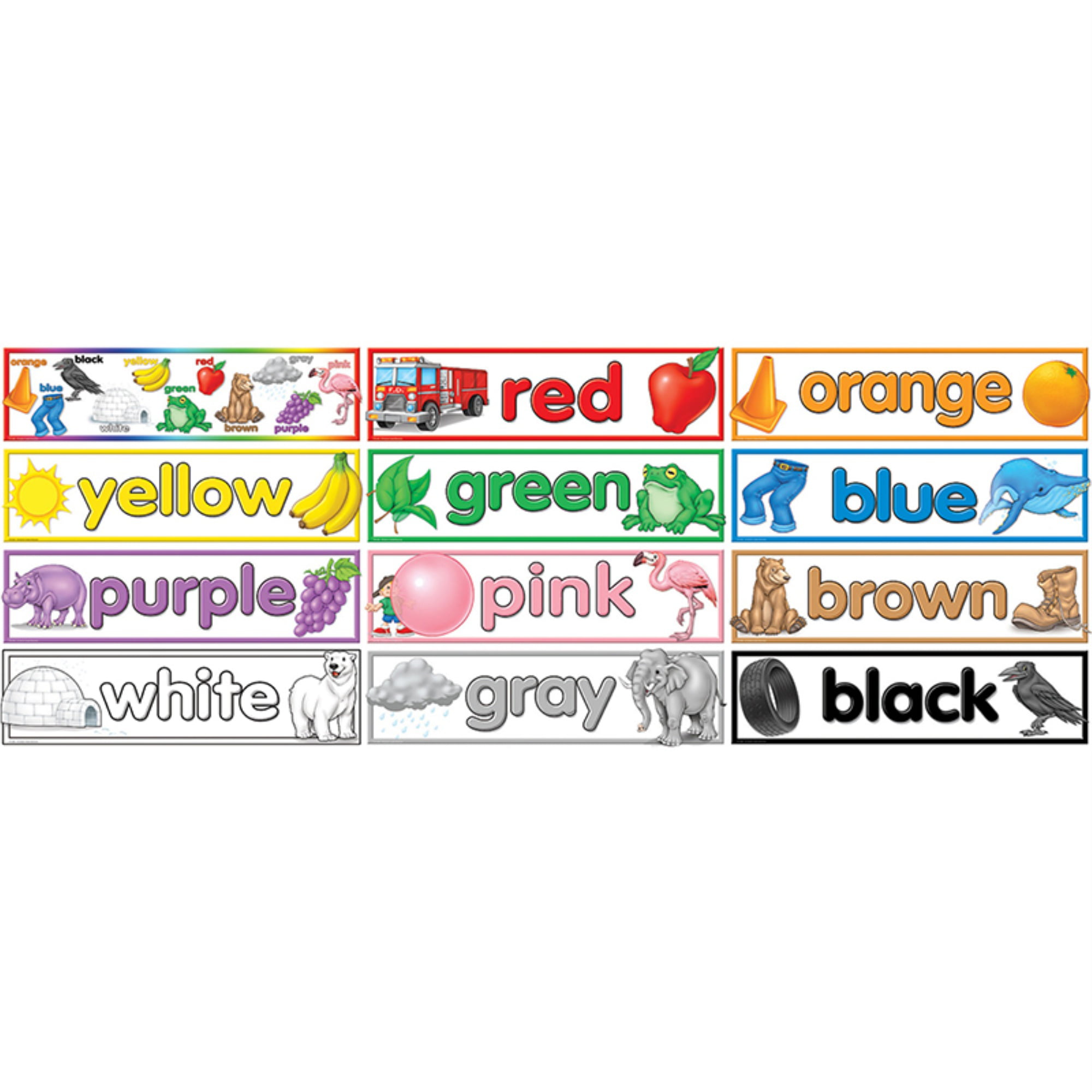 Colors Headliners Teacher Created Resources TCR4482 