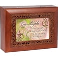 thumbnail image 3 of Cottage Garden Music Box - Granddaughter Plays Light Up My Life With Ornate Woodgrain Finish, 3 of 9