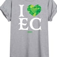 thumbnail image 3 of Wicked - I Heart Emerald City - Women's Oversized Graphic T-Shirt, 3 of 5