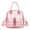 Pink, variant on Transparent Backpack, 1pc Large Capacity Jelly Travel Backpack, Stylish Lightweight Versatile Work Backpack for Commuting, Purple