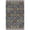 Blue/Multi, variant on SAFAVIEH Suzani Ethelinda Geometric Swirls Wool Area Rug, Ivory/Multi, 8' x 10'