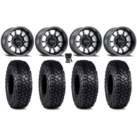 Method 409 15 Wheels Black (5+2) 32 Intersect Tires Polaris RZR XP 1000 / PRO XP / Ranger XP 900/1000