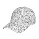 thumbnail image 1 of Fotbe Black White Music Gorro Clásico de Béisbol, Gorra Ajustable con Broche Snapback, Gorro de Exterior de Algodón Suave, 1 of 6