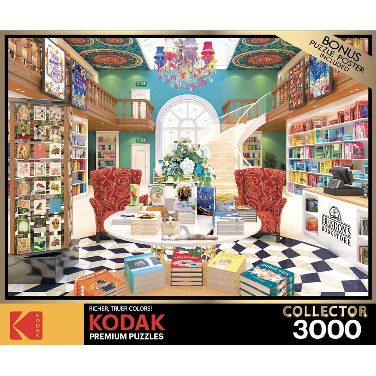 Cra-Z-Art Kodak 3000-Piece Brandon's Bookstore Jigsaw Puzzle for
