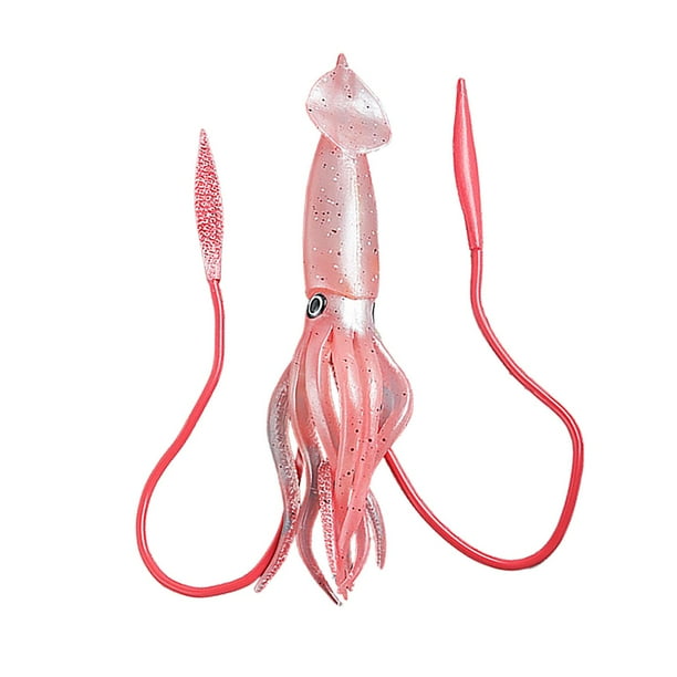 Estatua de figura de animal marino para niños, juego de miniatura realista para preescolar calamar