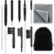 thumbnail image 1 of Herramientas de limpieza para audífonos, 12 Uds., con bolsa de almacenamiento para auriculares, 1 of 7