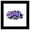 Black Framed Version, variant on Gallery Pops Nickelodeon Teenage Mutant Ninja Turtles: Mutant Mayhem - Donnie Graffiti Tag Wall Art, Unframed Version, 12" x 12"