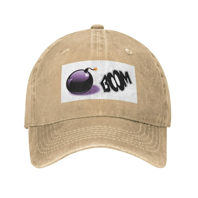 DouZhe Adjustable Washed Cotton Baseball Cap - Comics Bomb DouZhe Adjustable Washed Cotton Baseball Cap - Comics Bomb