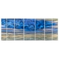 thumbnail image 2 of ALL MY WALLS Ash Carl 'Blue Haze' Metal Wall Art, 2 of 5
