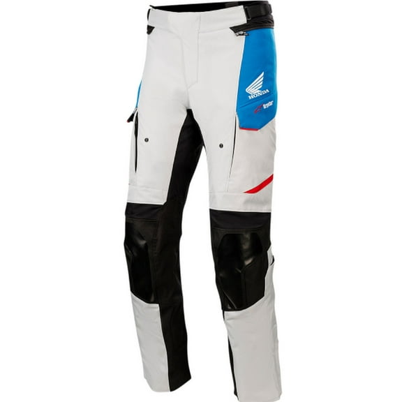 Alpinestars Honda Andes V3 Mens Textile Motorcycle Pants Gray/Blue 3XL