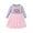 Gray, variant on IDOPIP Kids Girls Sequin Tulle Tutu Dress Long Sleeve Ruffle Dress Light Blue Fall Winter Casual Dress 5-6 Years