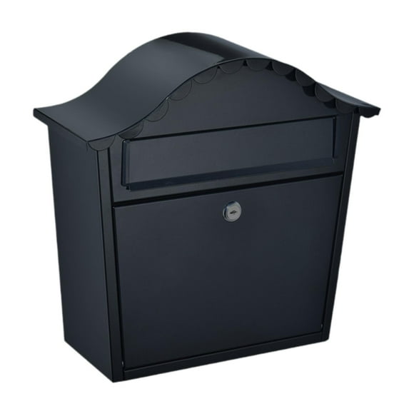 Buzón de pared con cerradura Strade Fareast Limited de hierro para exteriores 33 cm x 13 cm x 34,6 cm
