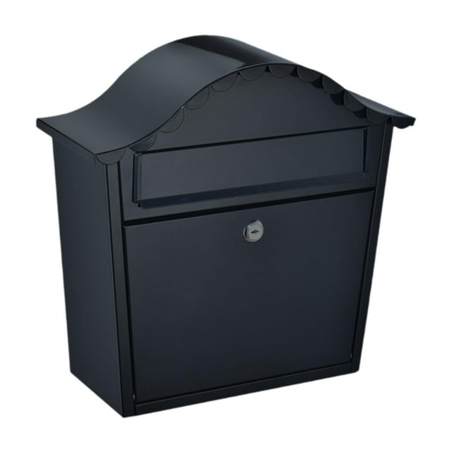 Buzón de pared Perfecl para recoger sugerencias y quejas de hierro con cerradura 33 cm x 13 cm x 34,6 cm