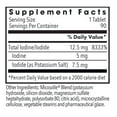 thumbnail image 2 of ARG Optimox Iodoral 12.5 mg - Iodine & Potassium Iodide Supplement for Thyroid & Metabolic Balance Support - Free of Soy & Gluten - 90 Servings - 90 Tablets, 2 of 8