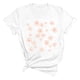 thumbnail image 3 of MHFRRA Camiseta de Manga Corta con Estampado de Cristal de Colores para Mujer, Informal, de Moda de Verano Blanco, 3 of 3