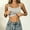A465 Gray, variant on Women Horizontal Striped Spaghetti Strap Tank Top Ribbed Knit Cami Crop Top Summer Sleeveless Slim Fit Casual Striped Camisole Ribbed Tees