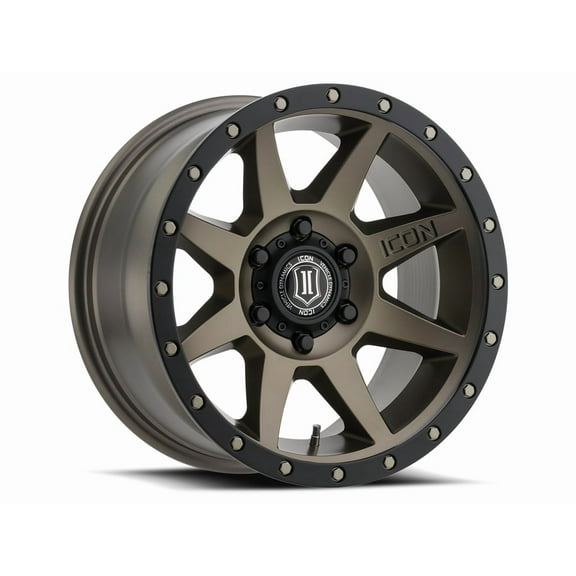 ICON Alloys Rebound, Bronze, 17 x 8.5 / 6 x 5.5, 0mm Offset, 4.75" BS