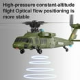 thumbnail image 4 of K2000 UH-60 Blackhawk RC Helicopter, 2.4GHz 6 Axis Gyroscope RC Military Helicopter, 6CH RC Aircraft with 3 Speed Mod, Altitude Hold & Optical Flow Positioning for Adults, 4 of 7