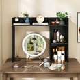 thumbnail image 4 of Costway Desk Bookshelf Desktop Storage Shelf for Monitors up to 27" with Anti-tip Kits Black, 4 of 10