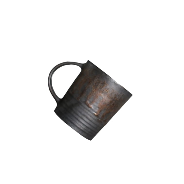 Bearachild Taza de estilo japonés para el hogar y la Oficina, diseño de mango Retro Simple Universal, tazas para beber, taza de cerámica para café con Teteras Tipo 1 11.5x9x5cm Bearachild HA081173-01