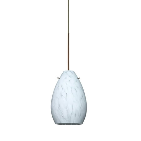 

Besa Lighting 1Xt-171319-Led Pera 1 Light Led Cord-Hung Mini Pendant - Bronze